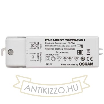 Kép TRAFO 20-70W 12V AC DIMM   12V 70W