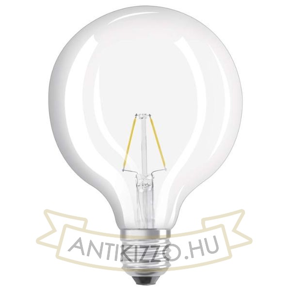 OSRAM Retrofit Globe 125   világos 230V E27 LED EQ25  2700K