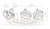 Kép KELLY LED II DIMM fali lámpa fehér 230V LED 2x12W 24° 3000K