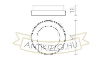 Kép KENNY díszes gyűrű fehér  