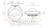 Kép KELLY LED DIMM félsüllyesztett fehér  230V LED 12W 24°  3000K
