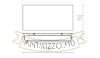 TORINO fali lámpa fehér 230V LED 2x5W IP54 3000K