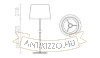 ESPLANADE asztali lámpa átlátszó fekete/fehér króm 230V LED E27 15W