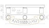Kép DUGME III fehér/antracitszürke 230V GU10 3x35W
