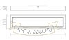 Kép STRUCTURAL LED 60x15 felületre szerelhető fehér  230V LED 22W  3000K