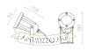 Kép HEAVY DUTY kültéri lámpa antracit  230V LED GU10 12W IP65
