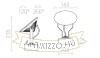 FOX kültéri lámpa antracitszürke  230V LED 9W 120° IP65  3000K