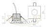 Kép WATERBOY SQ   matt nikkel 230V LED 10W 40° IP65  3000K