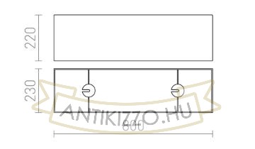 Kép LOPE 80/23 lámpabúra  Polycotton fehér/fehér PVC  max. 23W