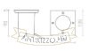 RIZZ SQ 105 rozsdamentes acél 230V LED 3W 96° IP65 3000K