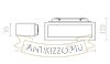 GINO fali lámpa antracit  230V LED E27 11W IP44