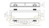 Kép TRAFFIC FRAMELESS hosszanti  gipsz 230V G5 2x14W