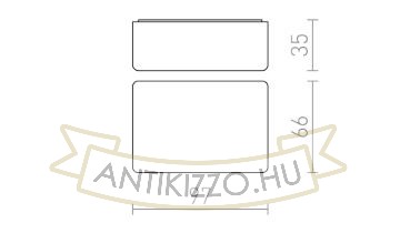 Kép DARK SENSOR 2-100 Lux felületre szerelhető fekete  230V  IP44