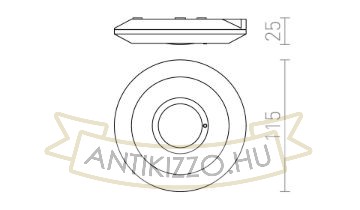 Kép SENSOR mennyezeti lámpa 230V max. 2000W 360°