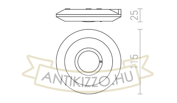 Kép SENSOR mennyezeti lámpa 230V max. 2000W 360°