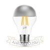 Filament A60 Silver Top LED izzó ezüst tetővel
