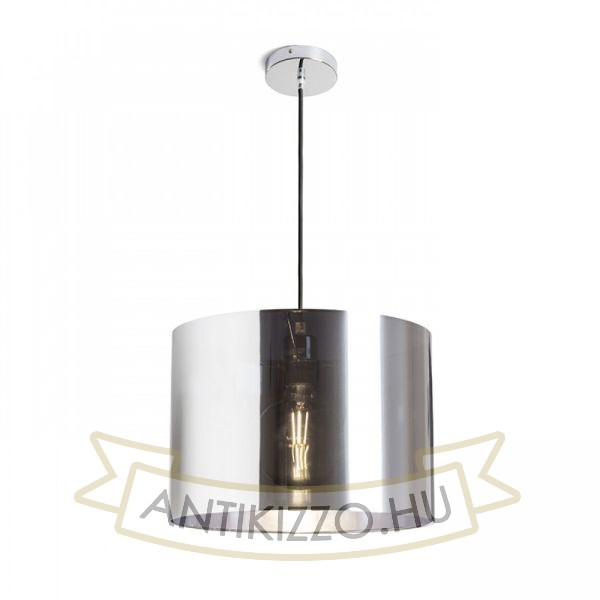FANCY függeszték, 35 cm átmérő, króm, E27