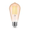 Modee Lighting LED Filament Amber ST58 4W E27 320° 1800K (360 lumen)