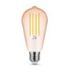 Modee Lighting LED Filament Amber ST64 4W E27 320° 1800K (360 lumen)