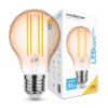 Modee Lighting LED Filament Amber Globe A60 4W E27 320° 1800K (360 lumen)