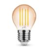 Modee Lighting LED Filament Amber Globe Mini G45 4W E27 320° 1800K (360 lumen)