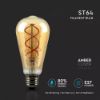 LED filament dekor izzó - ST64 Spiral - 5 watt
