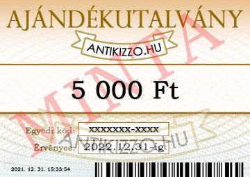 Antikizzo.hu ajándékutalvány 5 000 Ft