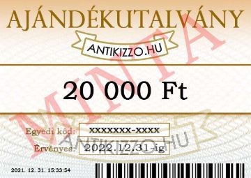 Antikizzo.hu ajándékutalvány 20 000 Ft
