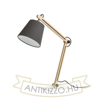 NIZZA 18/15 lámpabúra  Polycotton fekete/fehér PVC  max. 28W