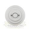 Fehér porcelán süllyesztett dimmer egyes porcelán kerettel