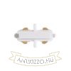 1F egyenes kapocs fehér  230V 