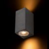 KANE II fali lámpa beton/dekor sötét gránit 230V LED GU10 5W IP65