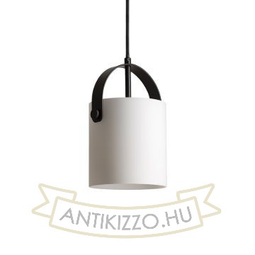 JULIETTA 16 függö lámpa opál üveg/fekete 230V E27 20W