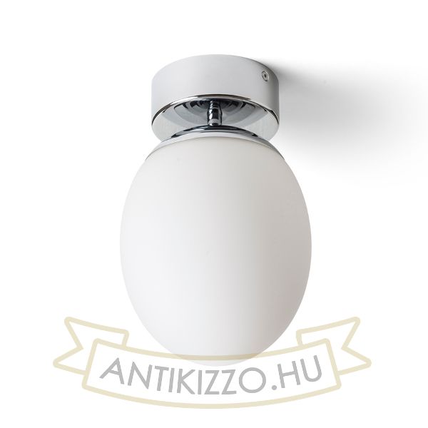 MERINGUE 16 mennyezeti lámpa opál üveg/króm 230V E27 15W IP44