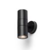SORANO II fali lámpa fekete műanyag 230V LED GU10 2x8W IP44