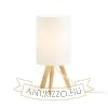 RUMBA asztali lámpa  fehér PVC/fa 230V E14 11W