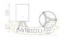 RUMBA asztali lámpa  fehér PVC/fa 230V E14 11W