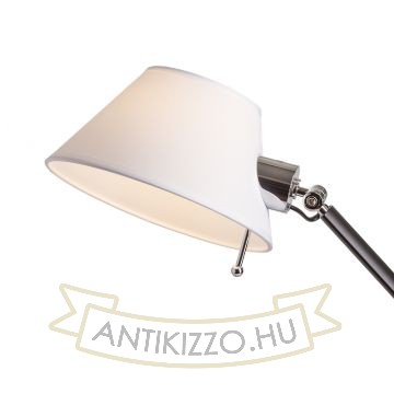 MONTANA asztali lámpa fehér/fekete króm 230V E27 28W