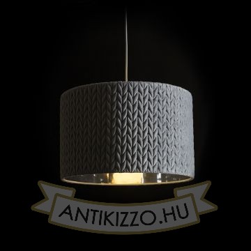 AINO 40 függö lámpa szürke króm 230V E27 28W