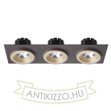 SHARM SQ III süllyesztett lámpa gyöngyházarany/barna  230V LED 3x10W 24°  3000K