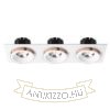 SHARM SQ III süllyesztett lámpa fehér réz 230V LED 3x10W 24°  3000K