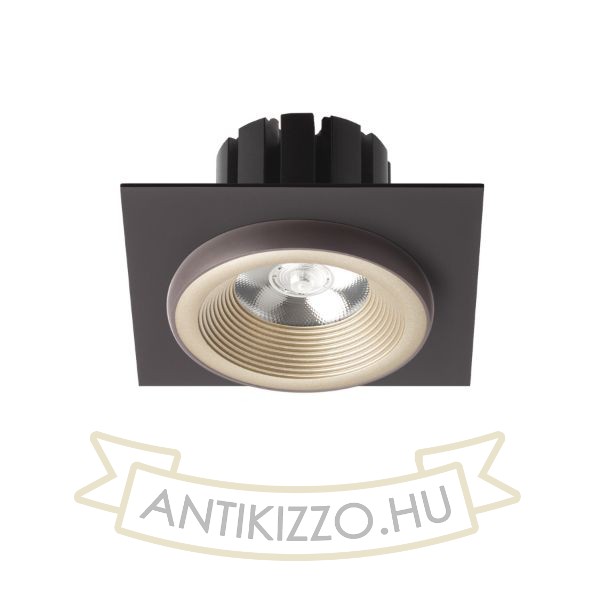 SHARM SQ I süllyesztett lámpa gyöngyházarany/barna  230V LED 10W 24°  3000K