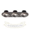 SHARM R III süllyesztett lámpa barna/gyöngyházarany  230V LED 3x10W 24°  3000K