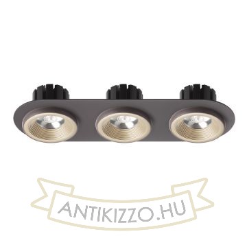 SHARM R III süllyesztett lámpa gyöngyházarany/barna  230V LED 3x10W 24°  3000K
