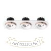 SHARM R III süllyesztett lámpa fehér réz 230V LED 3x10W 24°  3000K