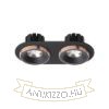 SHARM R II süllyesztett lámpa fekete/fekete réz 230V LED 2x10W 24°  3000K