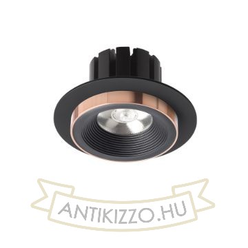 SHARM R I süllyesztett lámpa fekete/fekete réz 230V LED 10W 24°  3000K