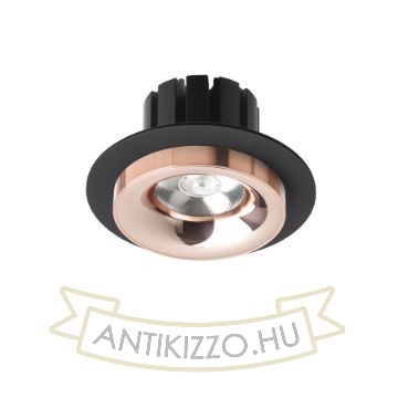 SHARM R I süllyesztett lámpa fekete réz/réz 230V LED 10W 24°  3000K