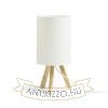 RUMBA asztali lámpa  fehér PVC/fa 230V E14 11W