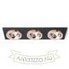SHARM SQ III süllyesztett lámpa fekete réz/réz 230V LED 3x10W 24°  3000K